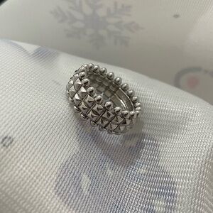 Cartier Silver Size 7 Ring